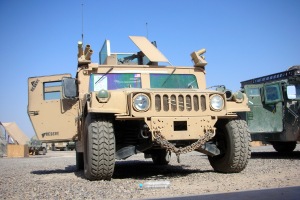 Up-armored HMMWV