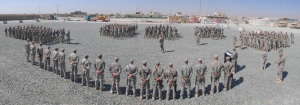 Battalion panoramic shot